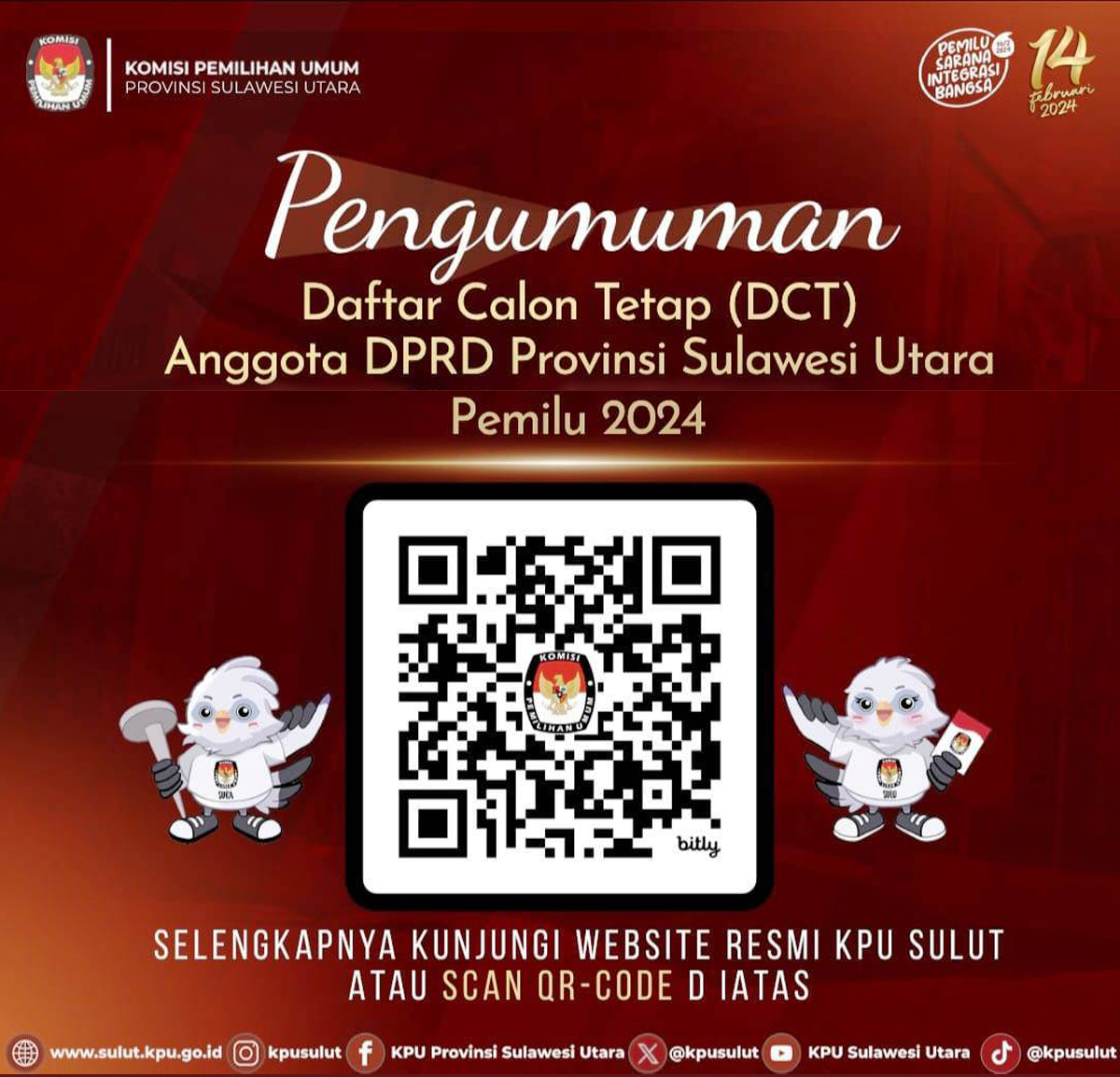 KPU Sulut Umumkan DCT Anggota DPRD Provinsi Sulut Pemilu 2024, Ini ...